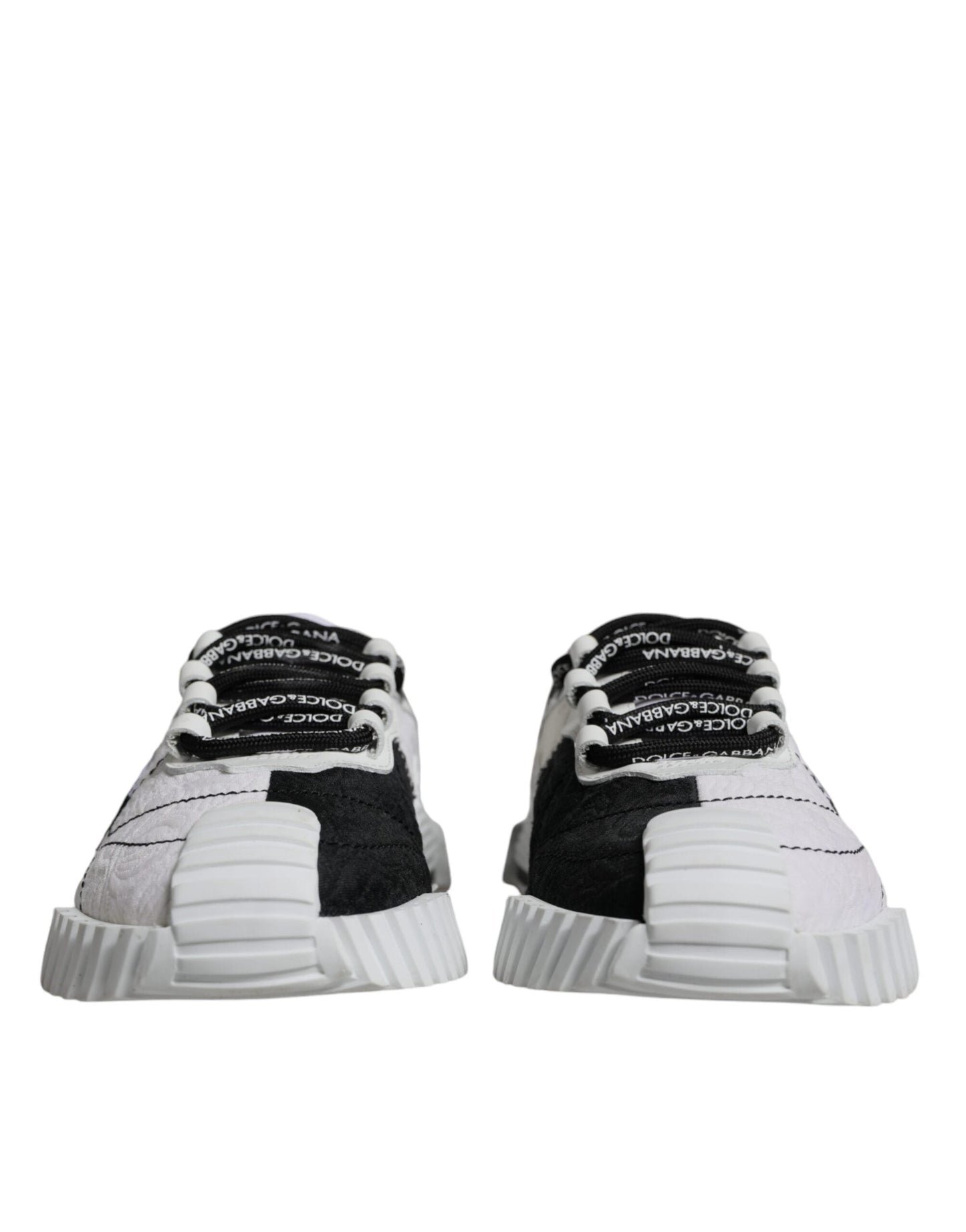 Dolce & Gabbana White Black Low Top NS1 Sneakers Women's Shoes ()