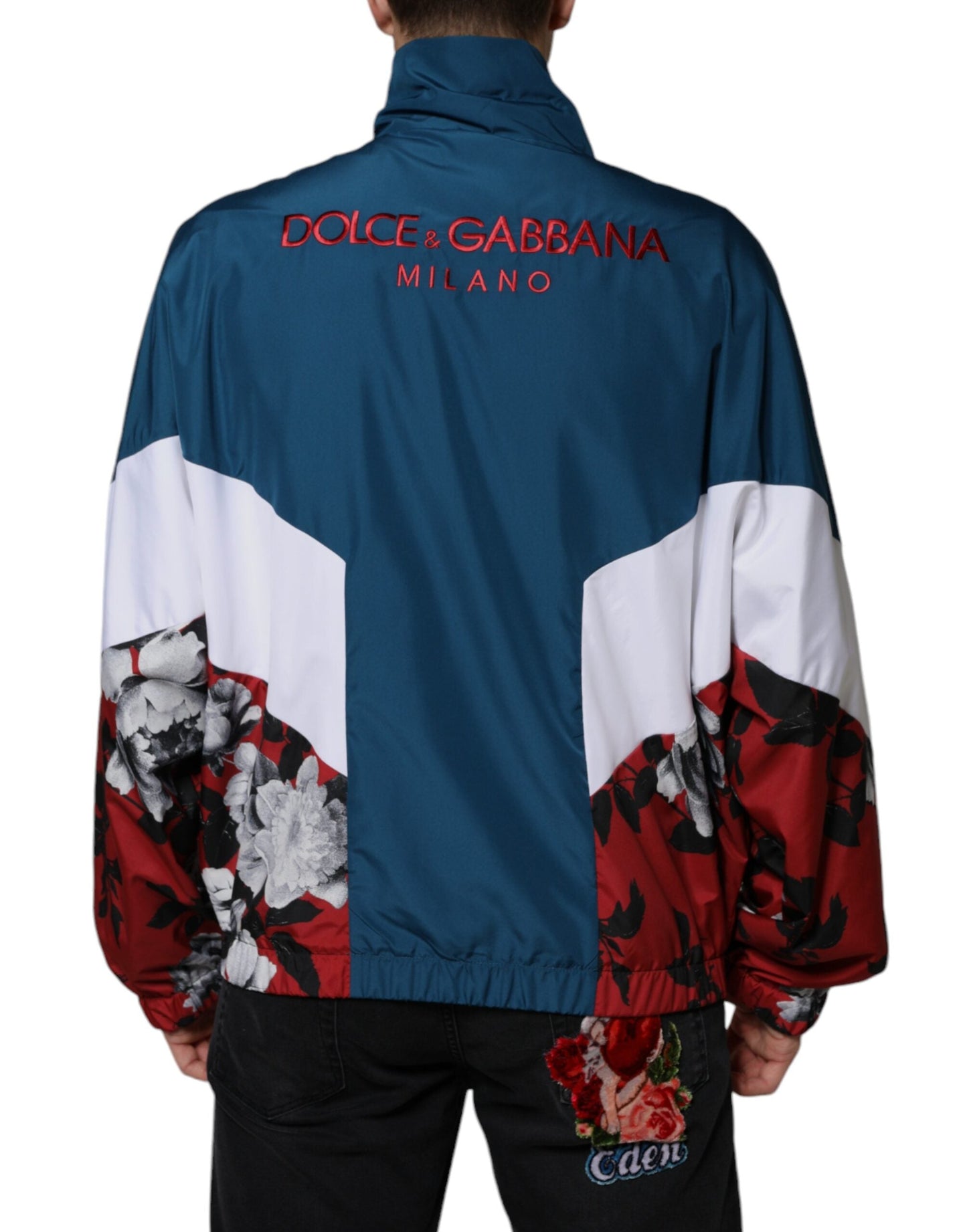 Dolce & Gabbana Multicolor Polyester Full Zip Men's Jacket ()