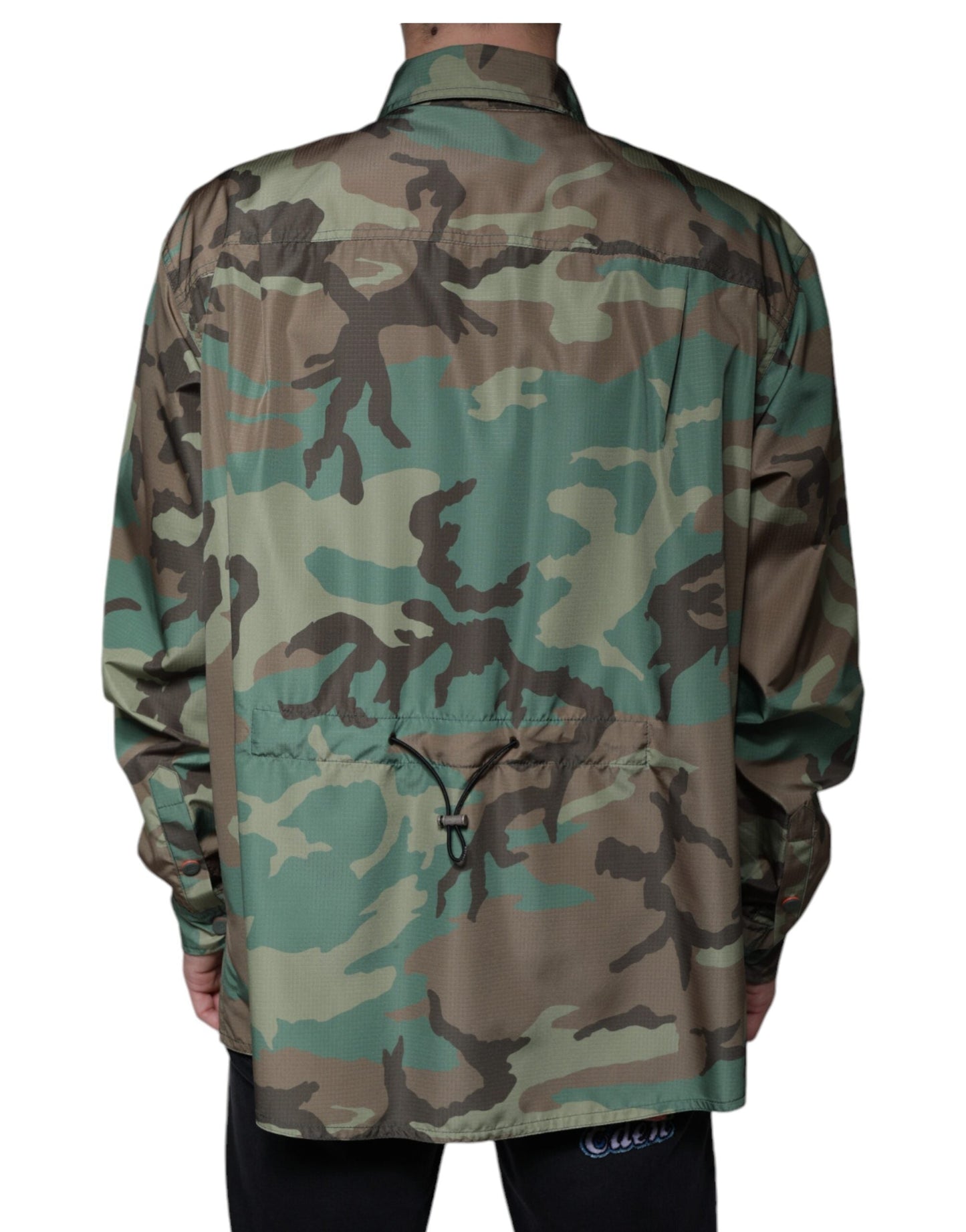 Dolce & Gabbana Multicolor Camouflage Button Down Men's Shirt ()