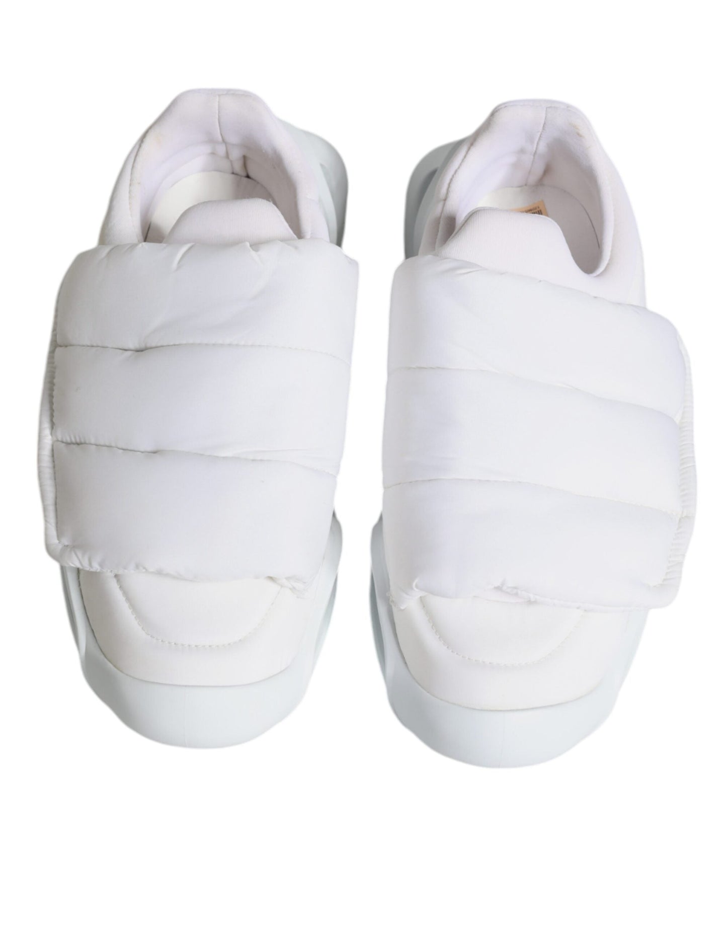 Dolce & Gabbana White Padded Fabric Low Top Sneakers Women's Shoes ()