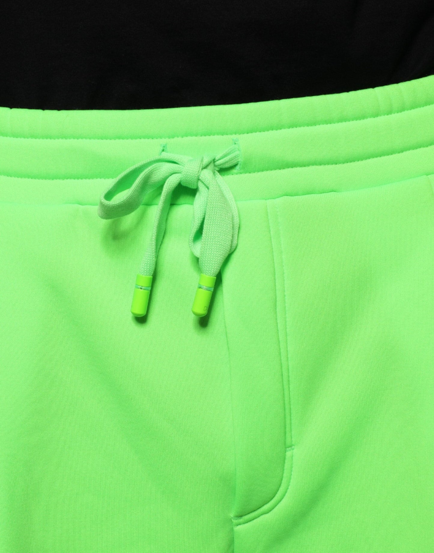 Dolce & Gabbana Neon Green Polyester Cargo Jogger SweatMen's Men's Pants