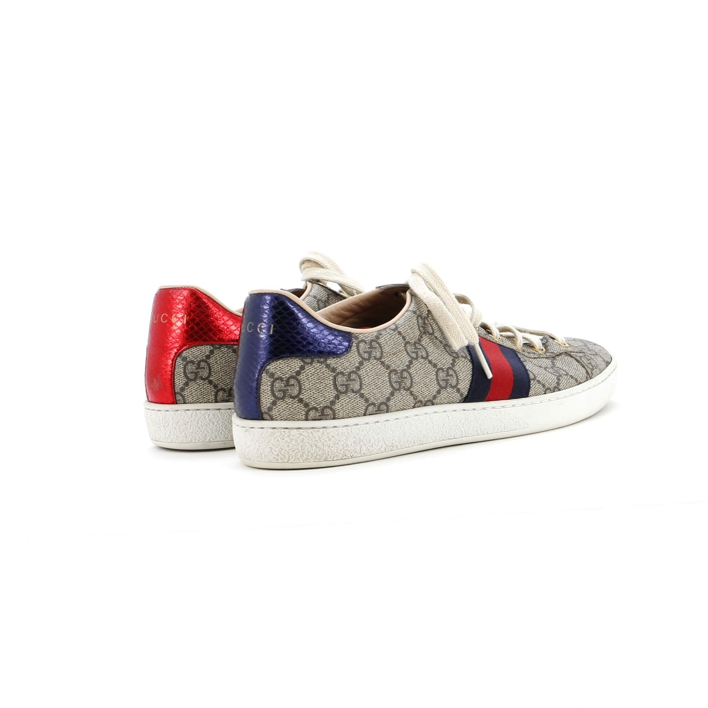 Ace Sneakers GG Coated Canvas