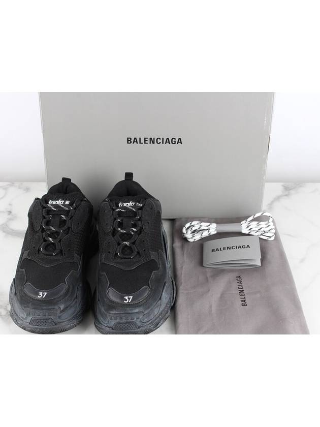 Balenciaga Triple S dirty black sneakers 37 240