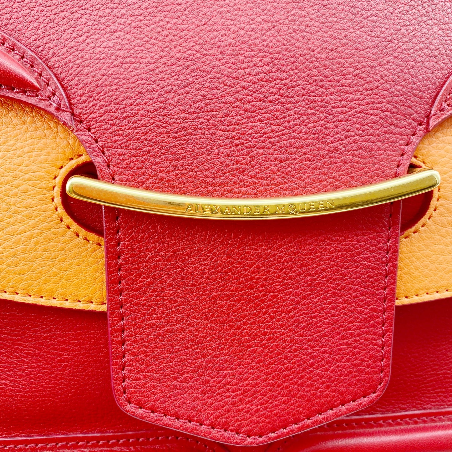 Alexander McQueen Red Chain Bag