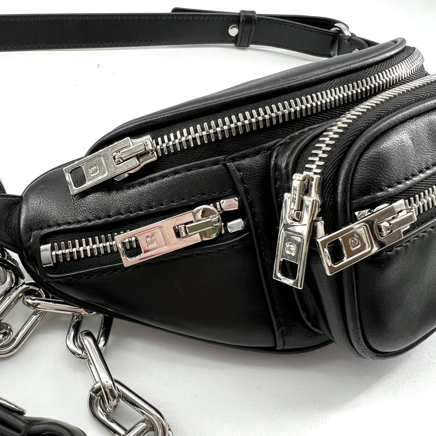 Alexander Wang black attica fanny pack