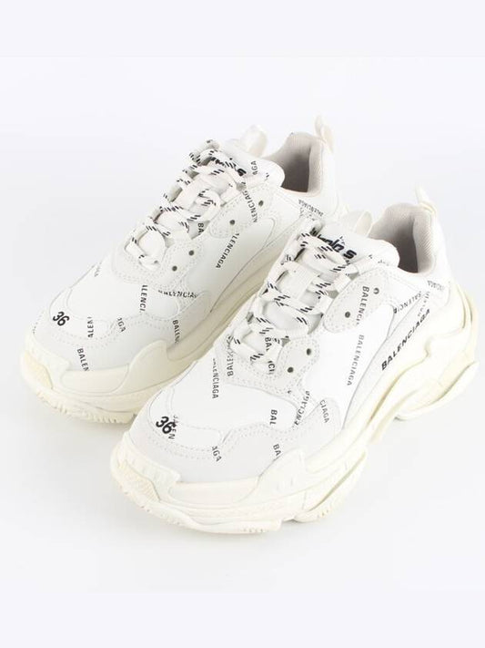 Balenciaga Triple S Multi Logo White 36 230