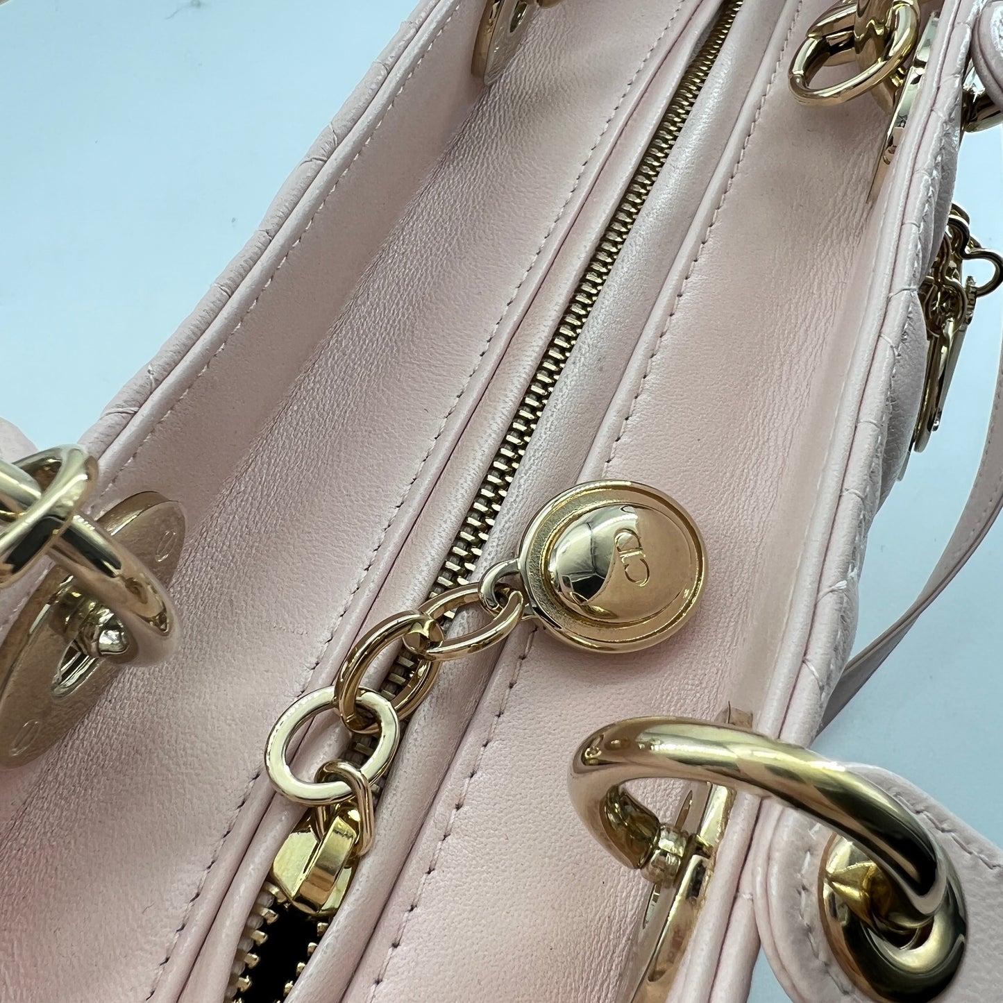 Dior Lady Dior pink Medium Bag Year2013TWS
