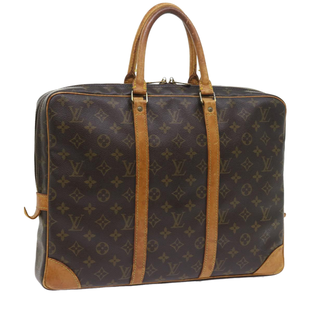 LOUIS VUITTON Monogram Porte Documents Voyage Business Bag M52005 LV 55371