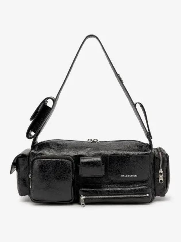 Balenciaga Superbusy Small Sling Bag Black