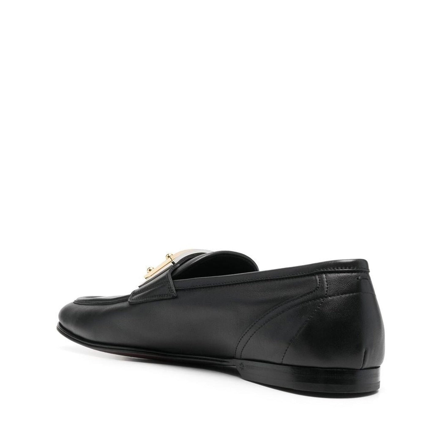 Dolce & Gabbana Leather Logo Loafers Men