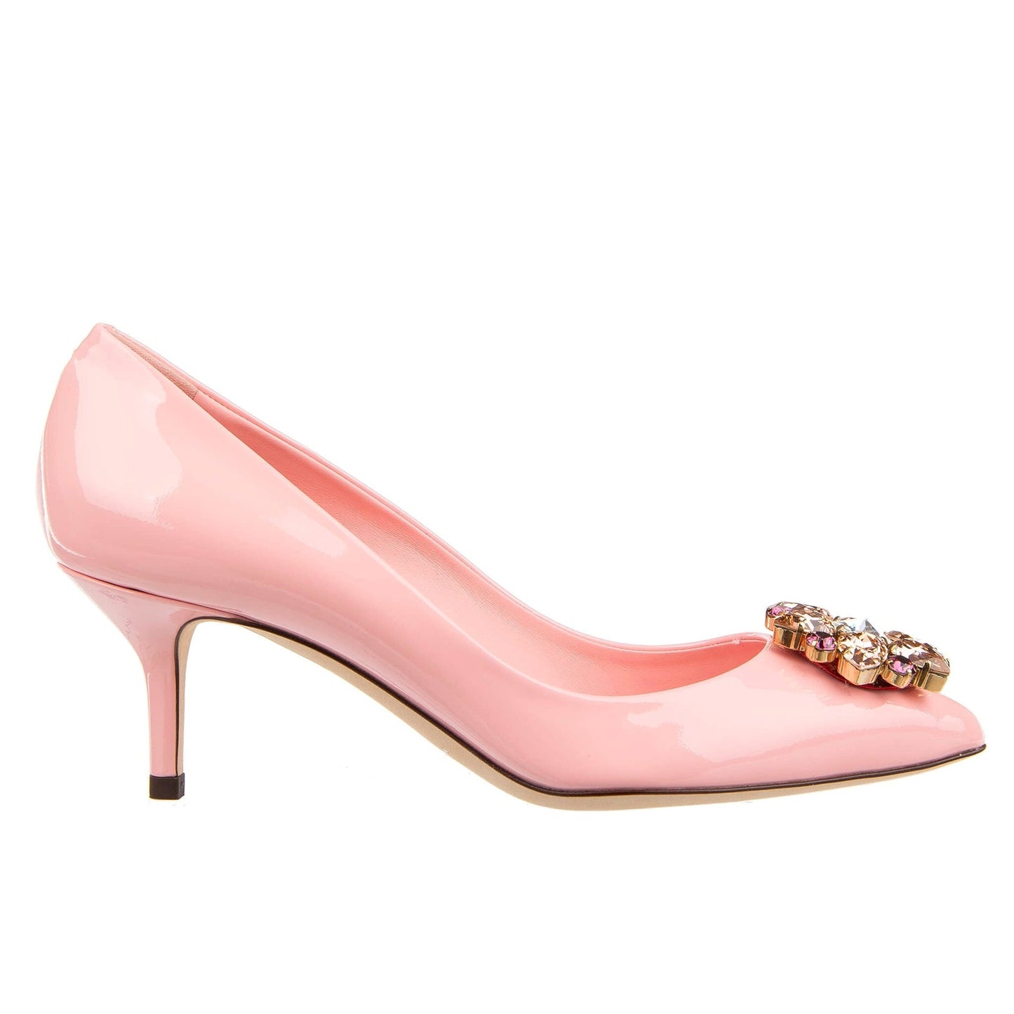 Dolce & Gabbana Crystal Embellished Suede Pumps Women
