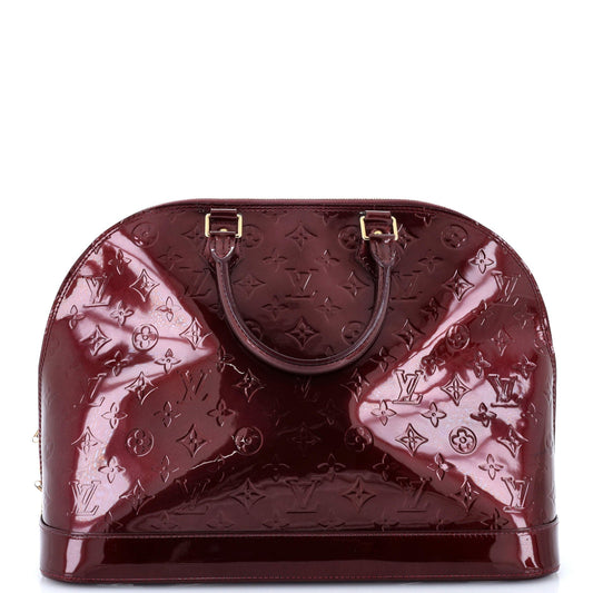 Alma Handbag Monogram Vernis GM