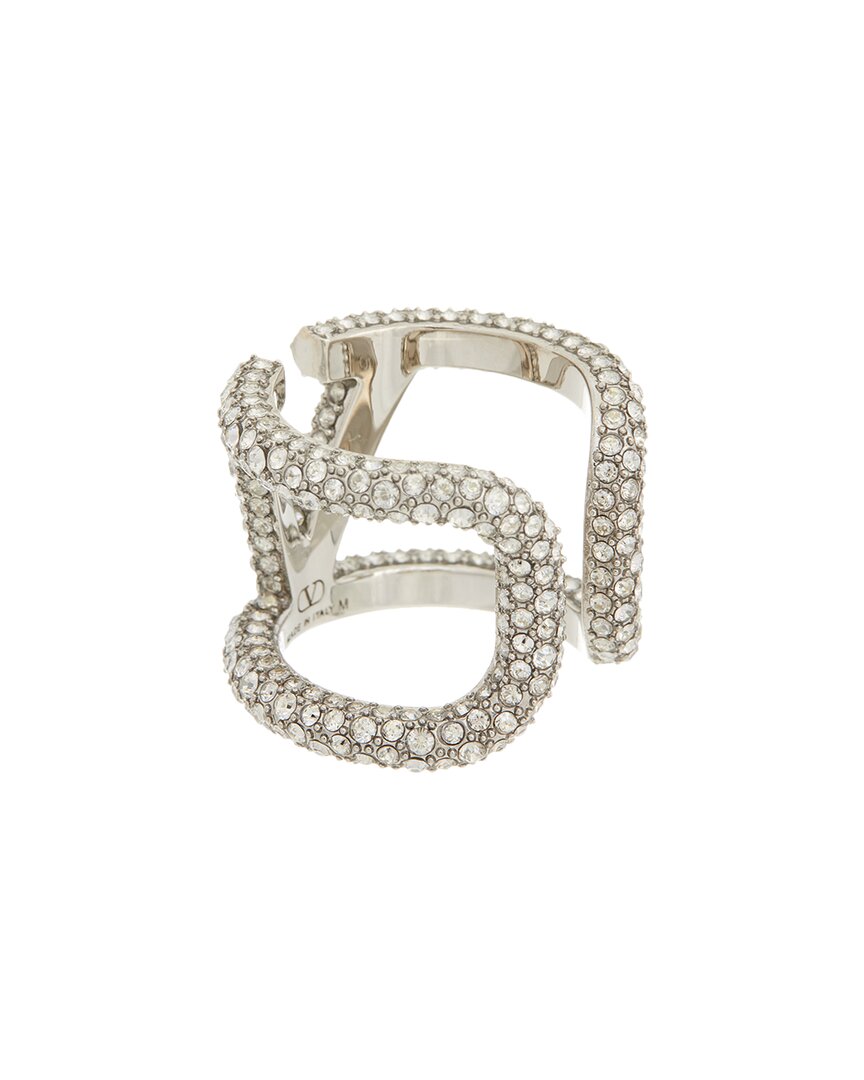 Valentino Vlogo Signature Swarovski Ring