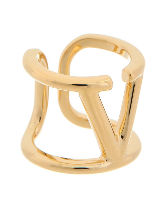 Valentino Vlogo Ring Gold