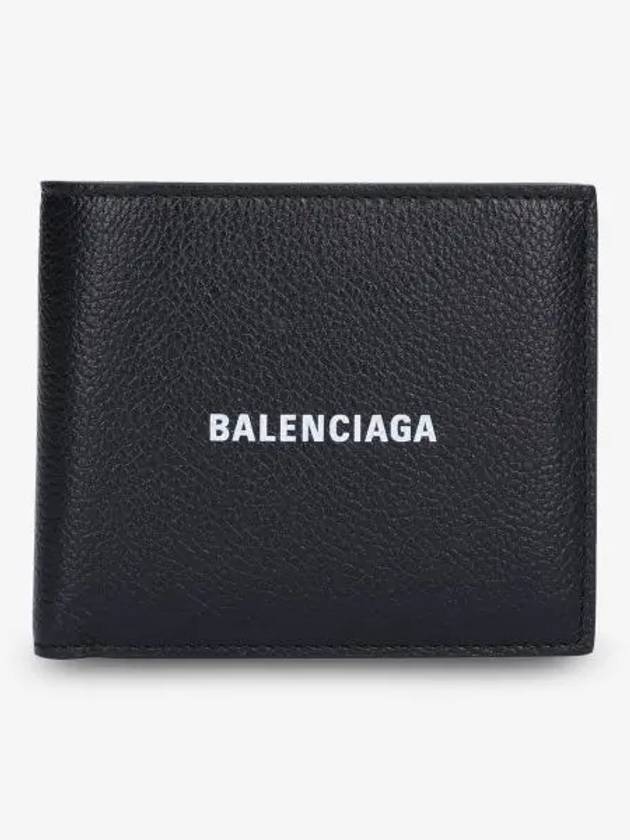 Balenciaga Cash Square Folded Wallet Black