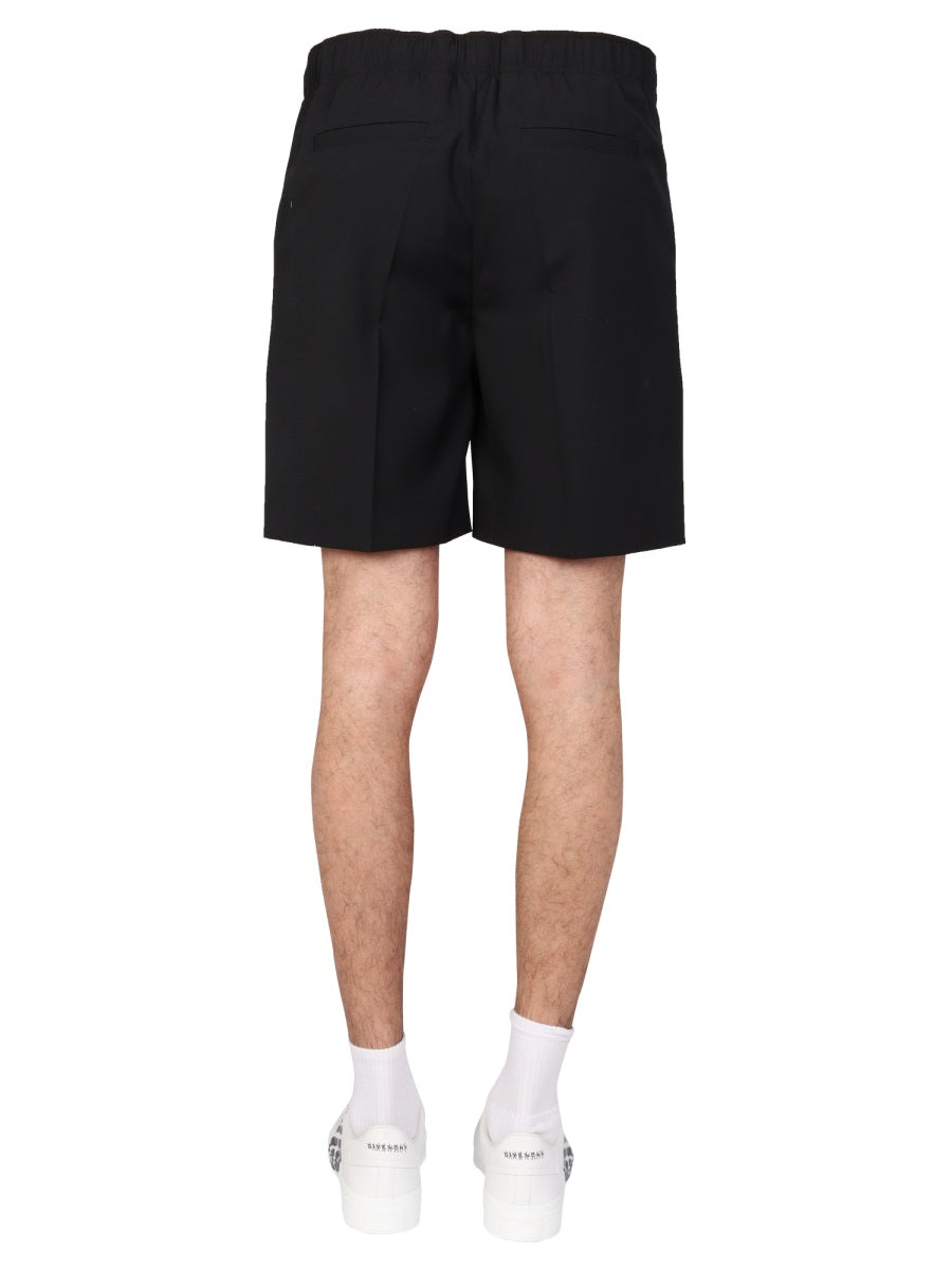 Givenchy Men Logo Bar Bermuda Shorts