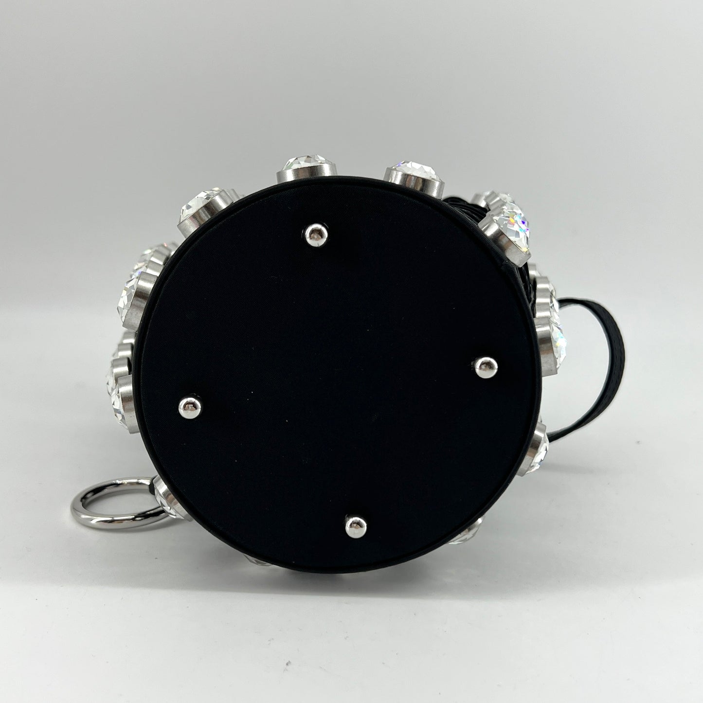 Alexander Wang Leather Crystal Roxy Mini Bucket bag