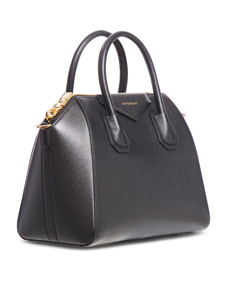 Givenchy Women Small Antigona Handbag In Black Leather