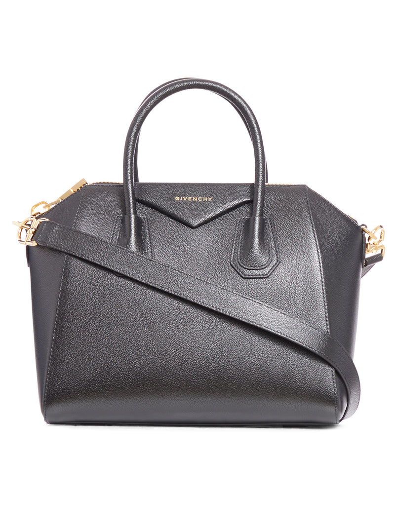 Givenchy Women Small Antigona Handbag In Black Leather