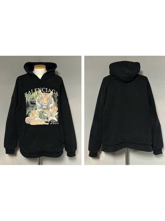 Balenciaga FBI Tiger Logo Reversible Hoodie 110