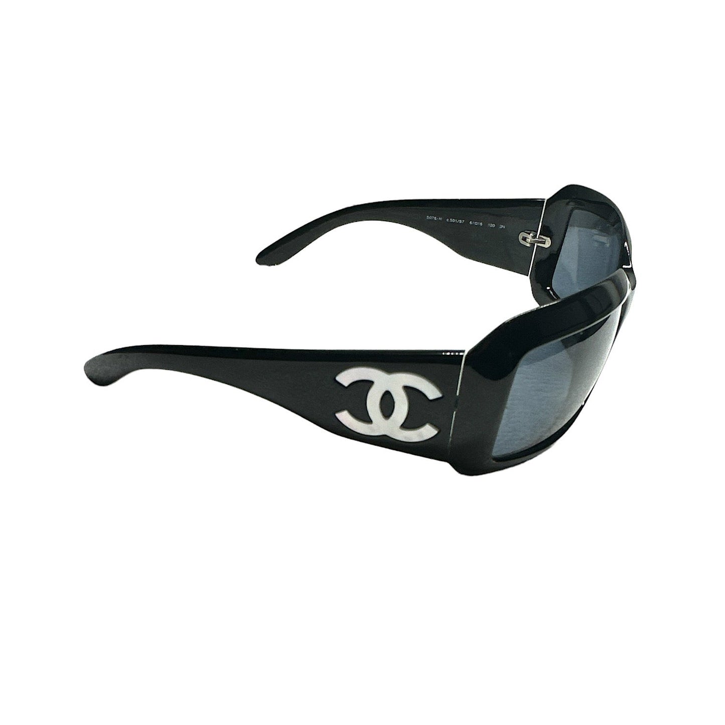 Chanel bag 5076H - c. 501/87 Mother of Pearl CC Big Logo Sunglasses