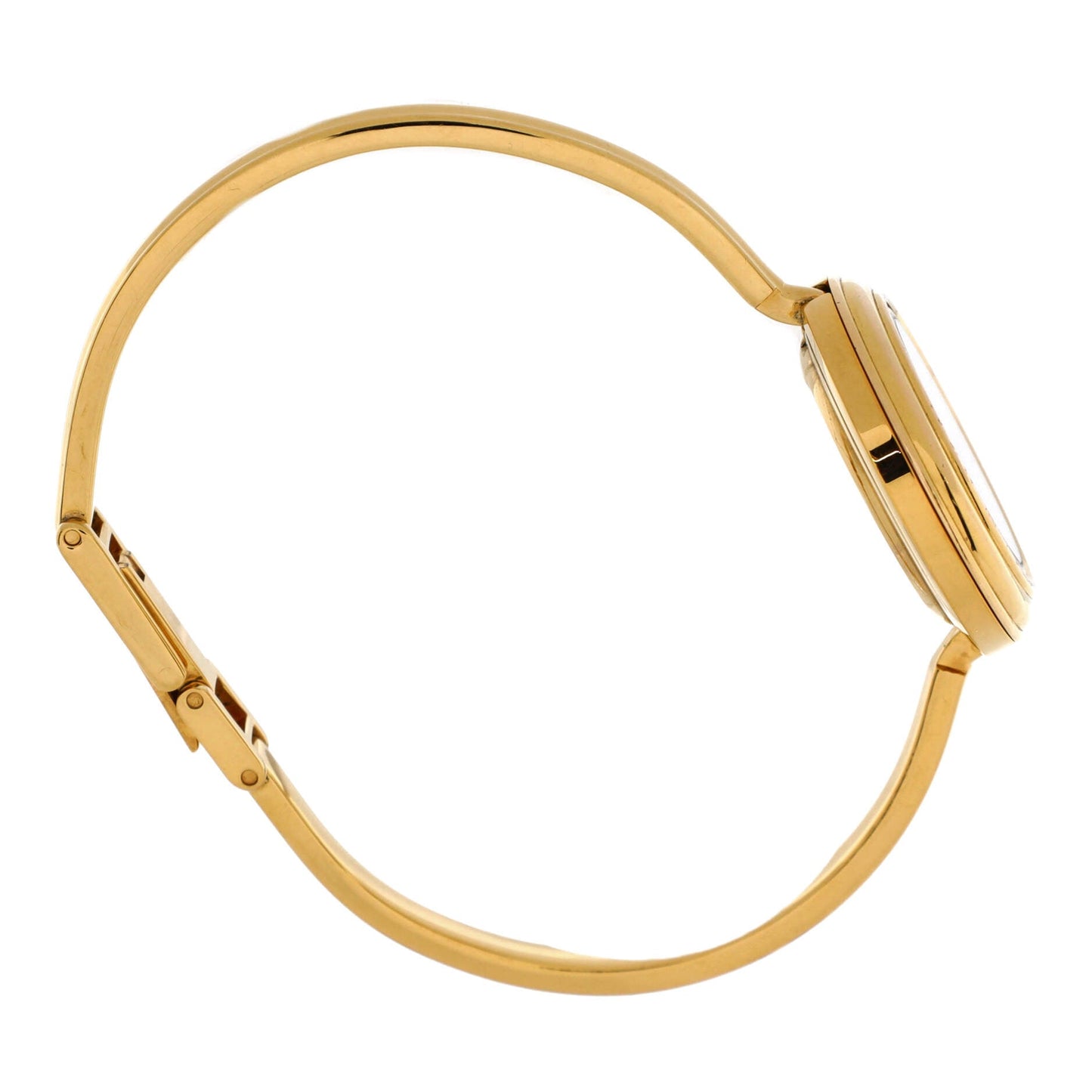 1100 Interchangeable Bezel Bangle Quartz Watch Plated Metal with Plastic 26