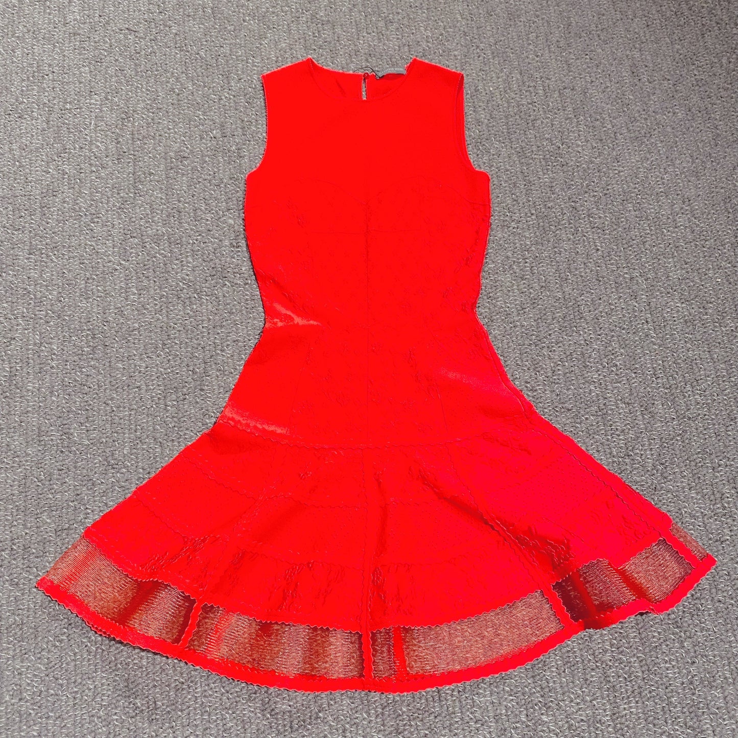 Alexander McQueen Long Red Skirt TWS