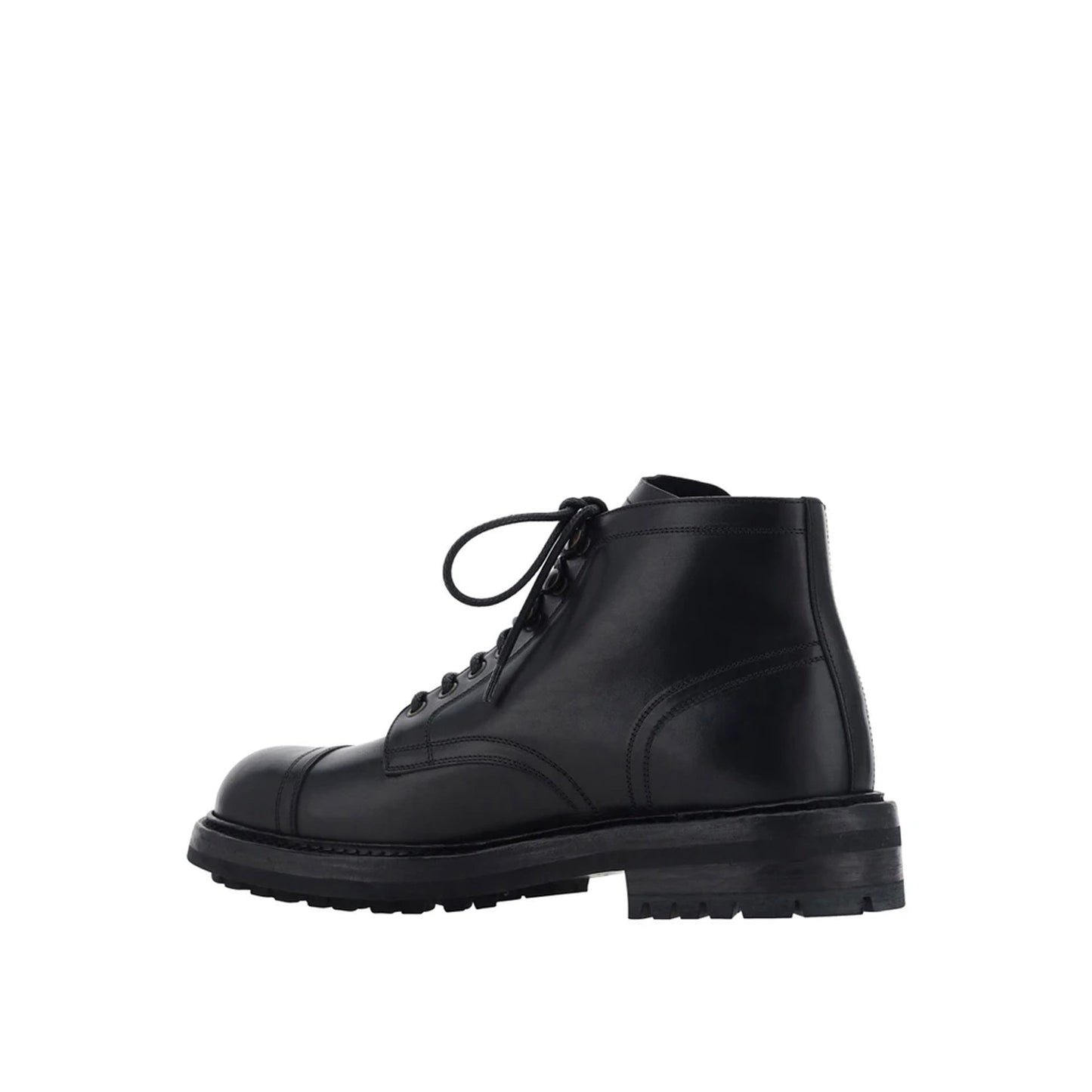 Dolce & Gabbana Lace-Up Leather Boots Men