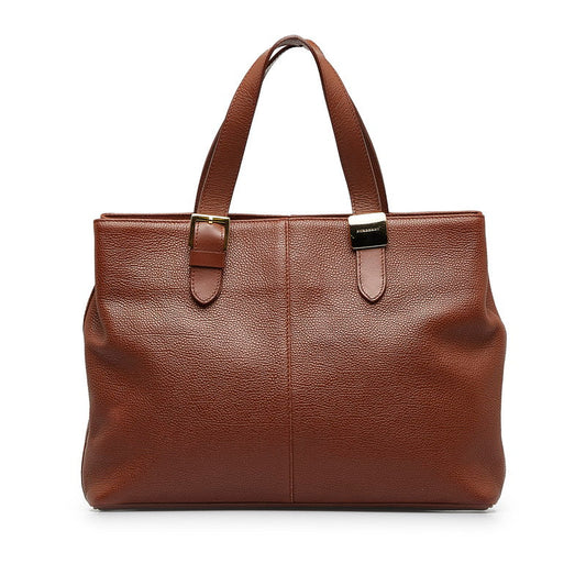 Burberry Nova Check Shadow Horse s Bag Brown Leather  Burberry