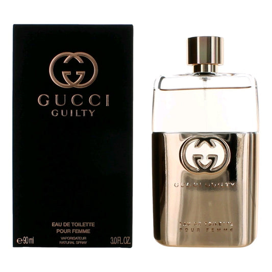 2pcs Gucci Guilty Pour Femme by Gucci, 3 oz Eau De Toilette Spray for Women