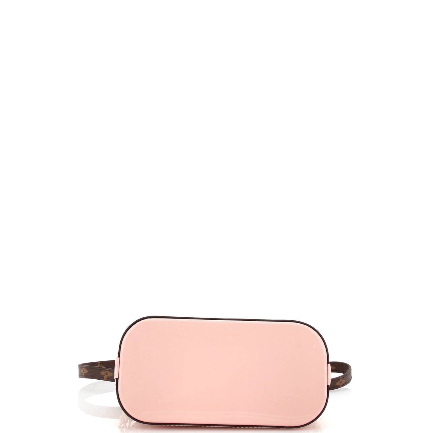 Alma Chain Handbag Vernis with Monogram Canvas Mini