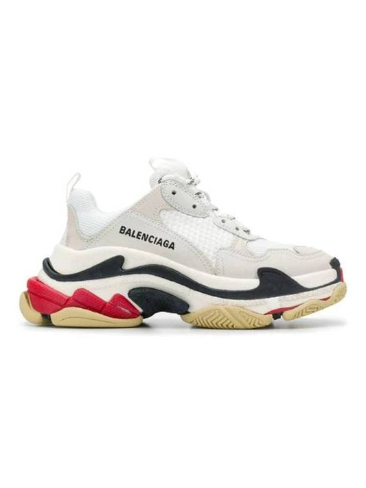 Balenciaga Triple S Low-Top Sneakers Black Grey