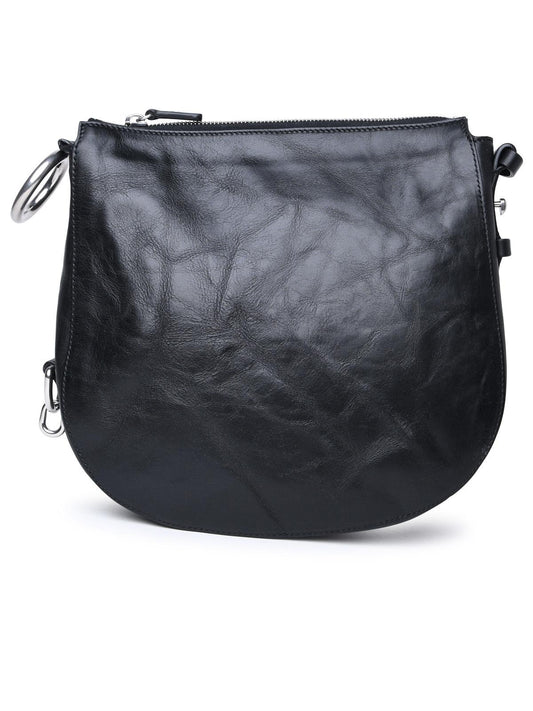 Burberry Small 'Knight' Black Leather Bag Woman