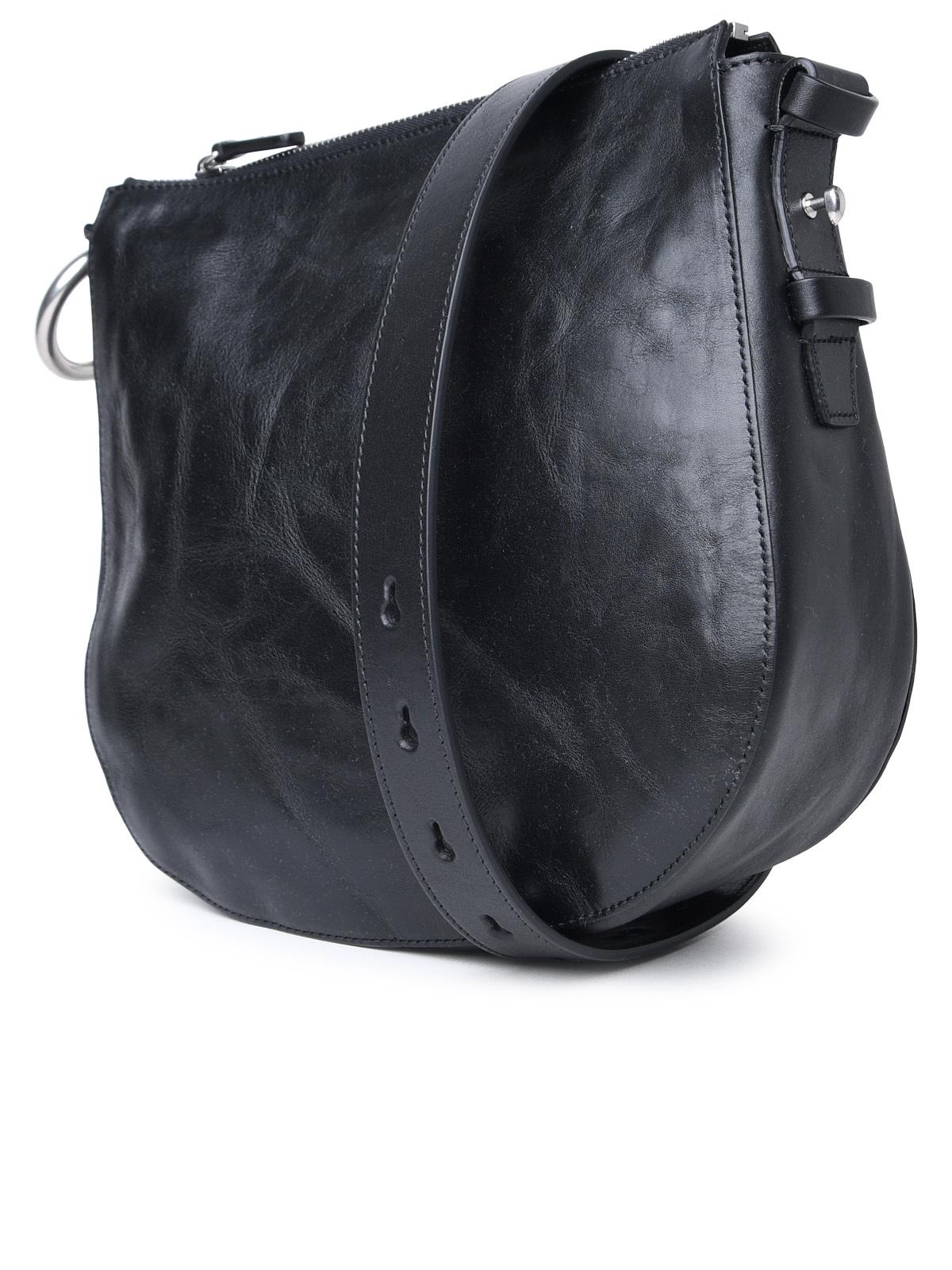 Burberry Small 'Knight' Black Leather Bag Woman