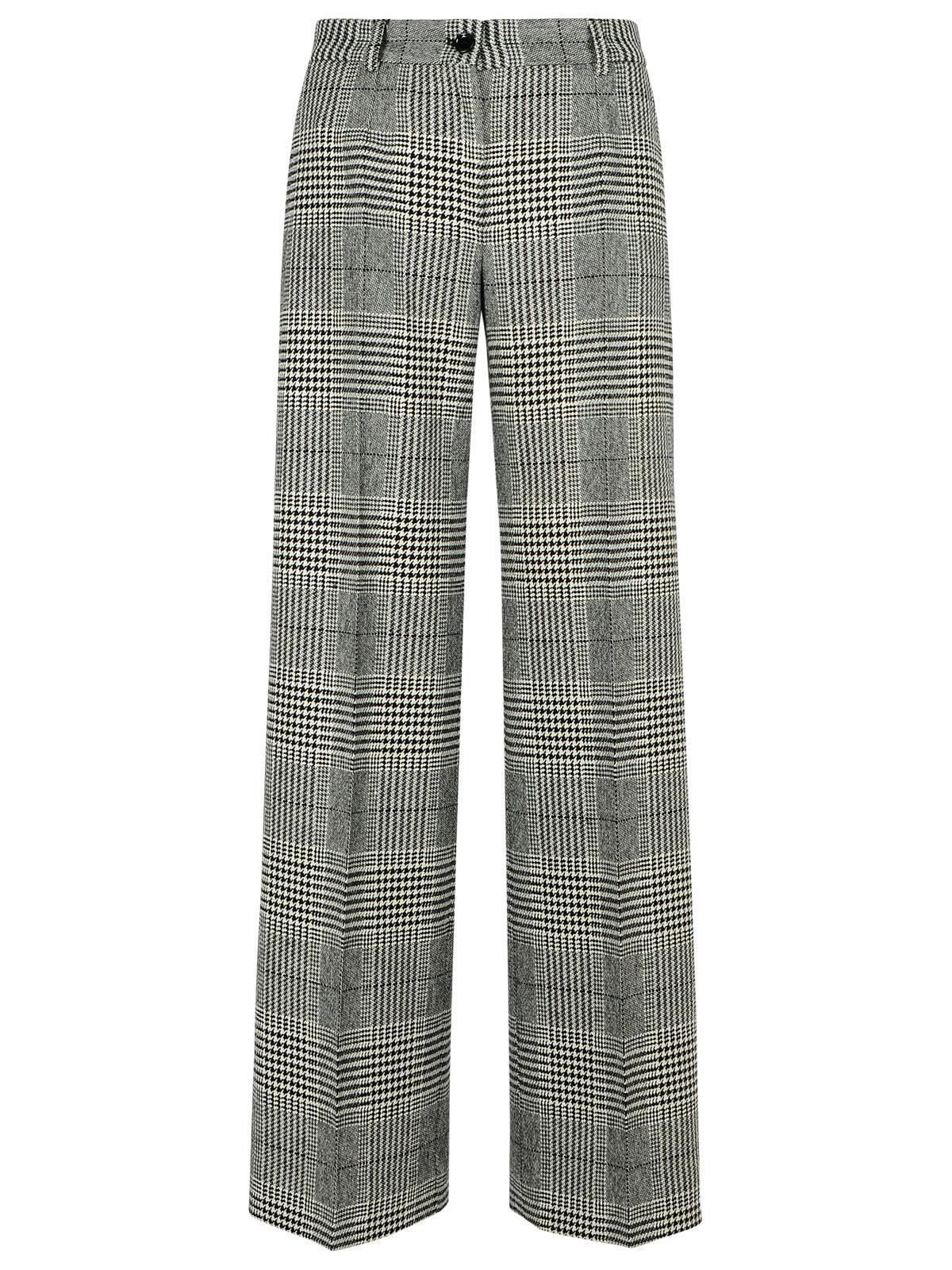 Dolce & Gabbana Grey Wool Blend Trousers Women