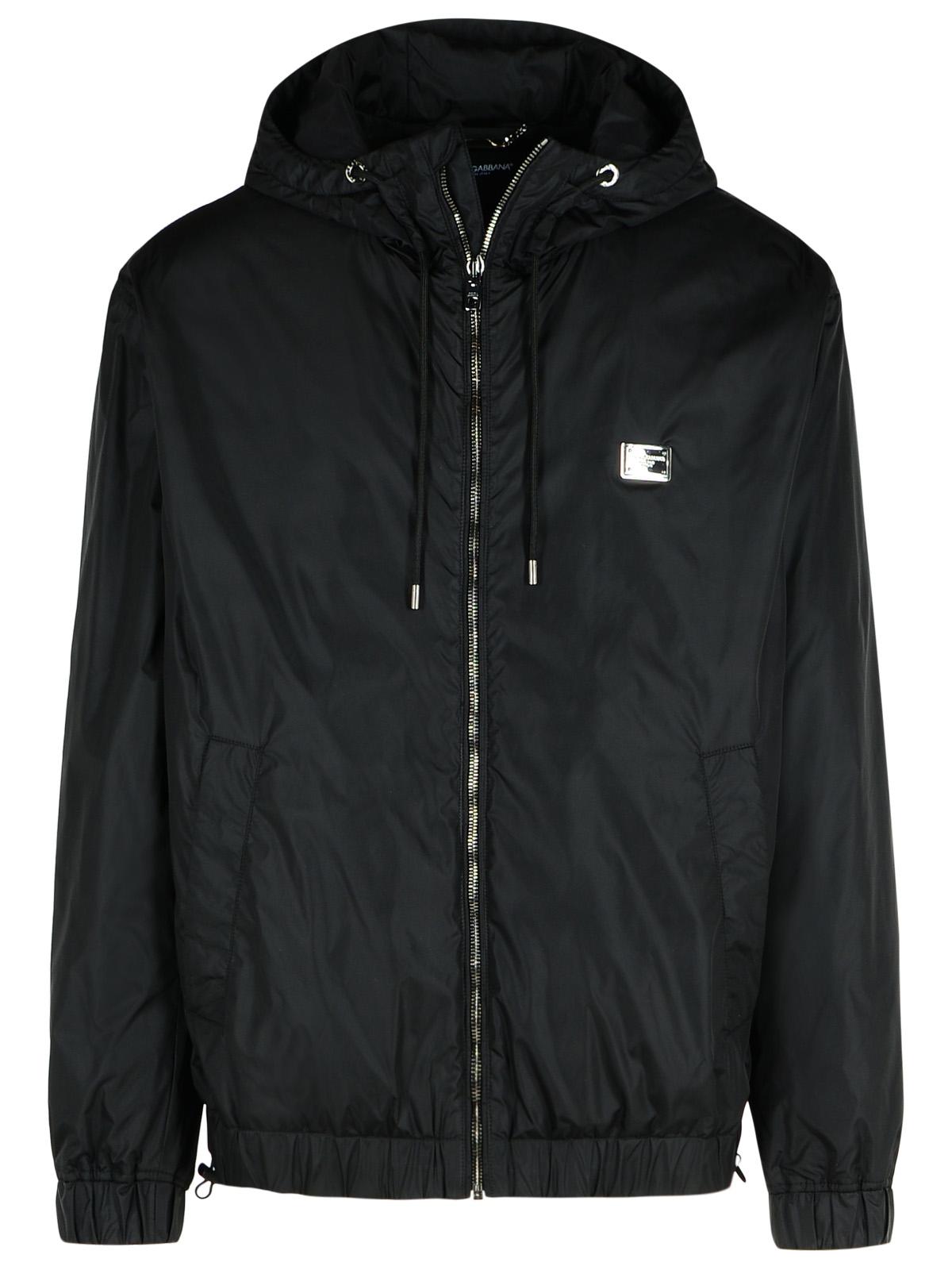 Dolce & Gabbana Black Nylon Jacket Men