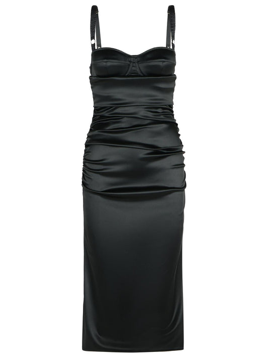 Dolce & Gabbana Black Acetate Dress Women