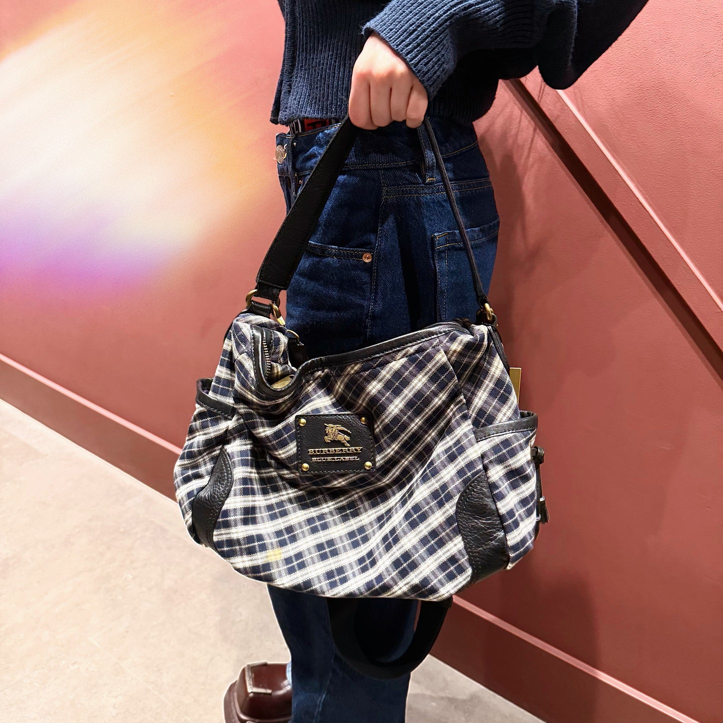 Burberry Nova Check 2 way Shoulder Bag TWS