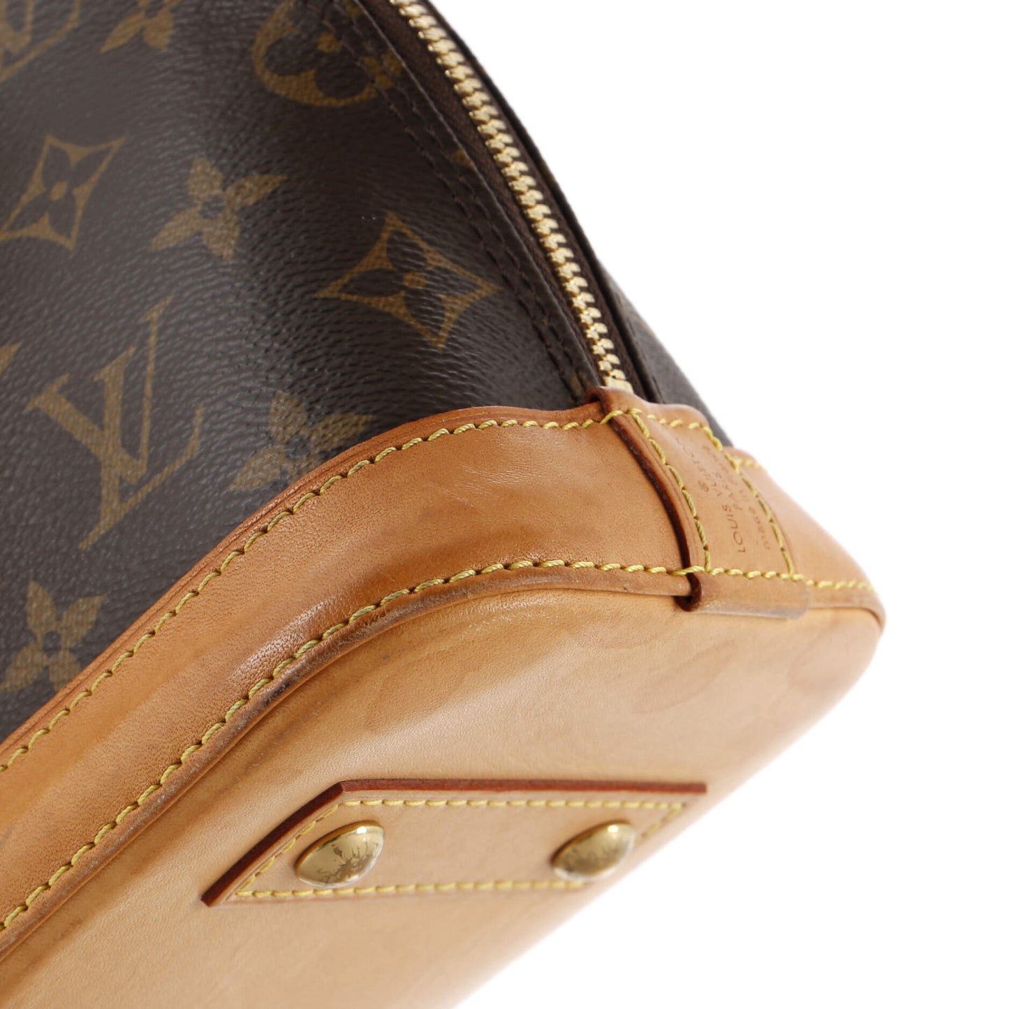 Alma Handbag Monogram Canvas BB