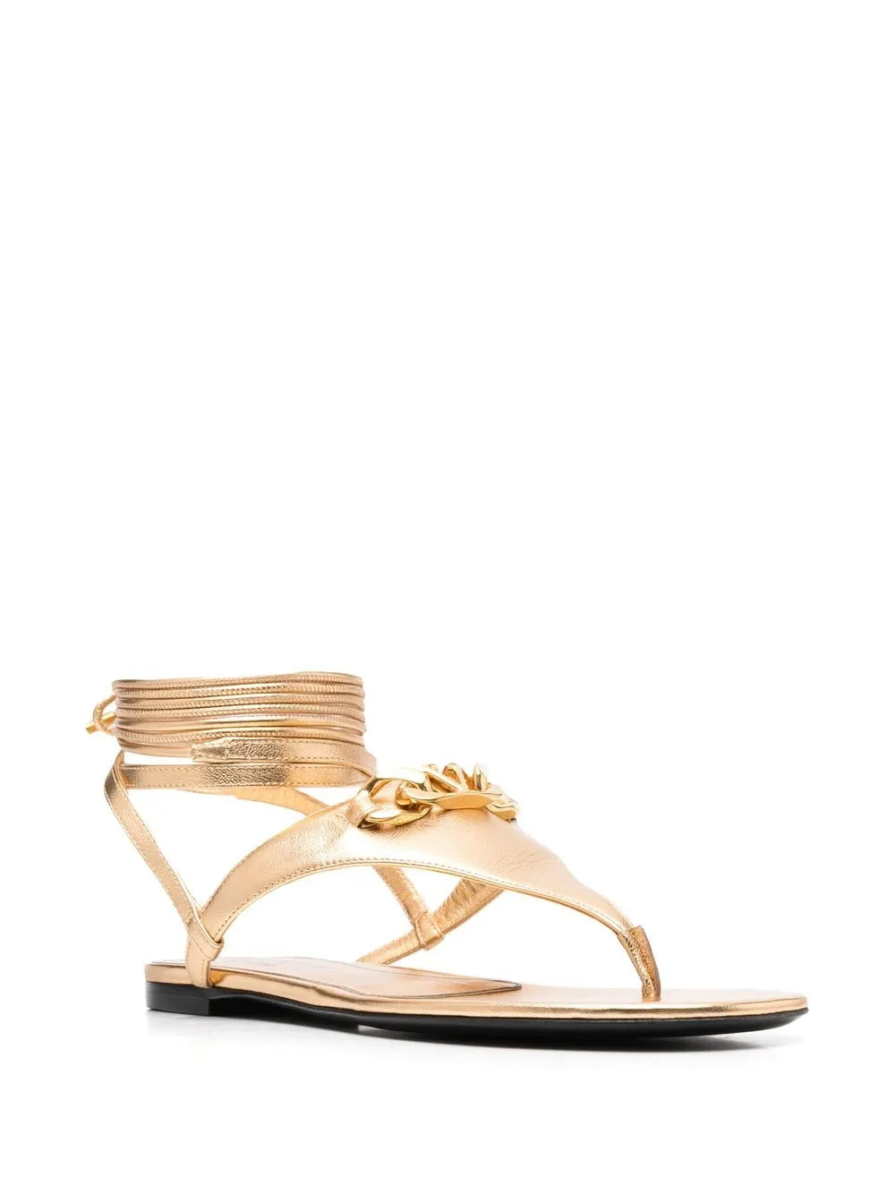 Valentino Garavani Vlogo Leather Sandals