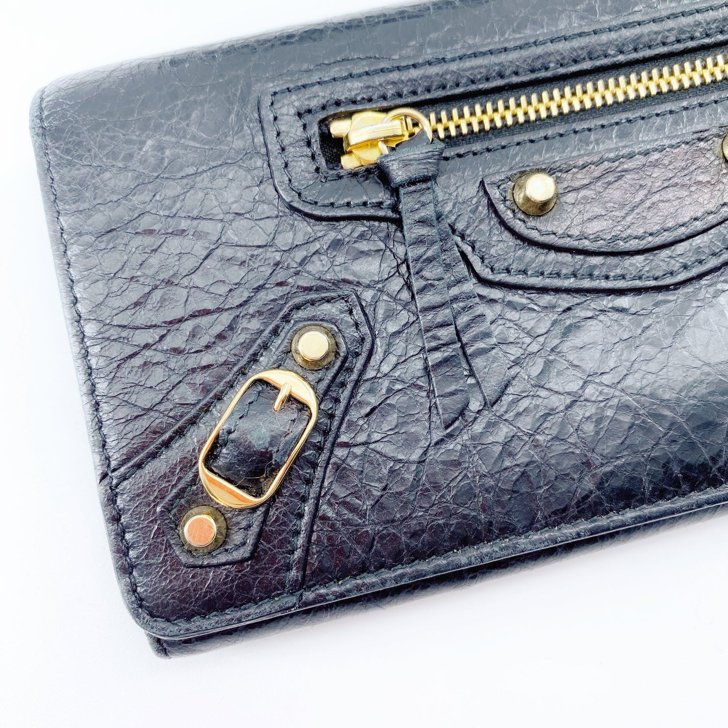 Balenciaga Leather Continental Wallet TWS pop