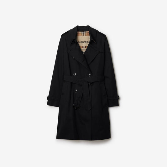 BURBERRY Cotton Trench Jacket for Women - FW25 Collection
