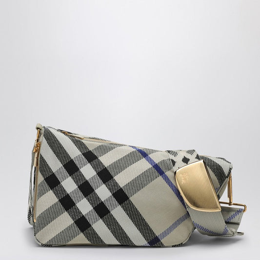 Burberry Medium Shield Bag With Check Pattern Women