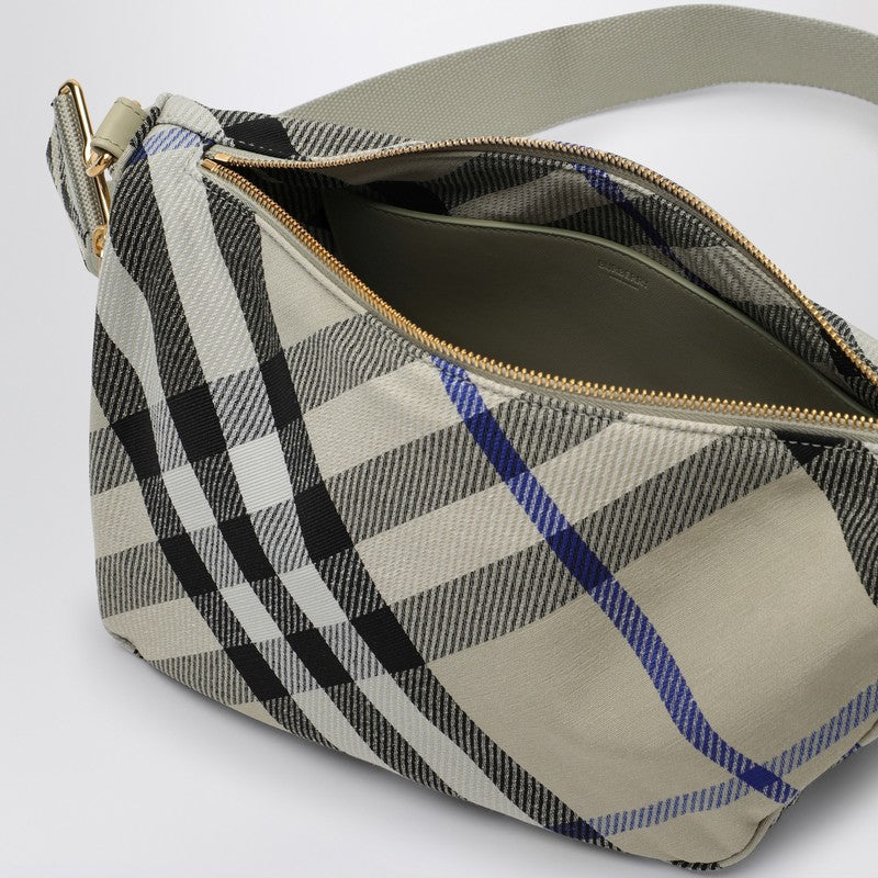 Burberry Medium Shield Bag With Check Pattern Women
