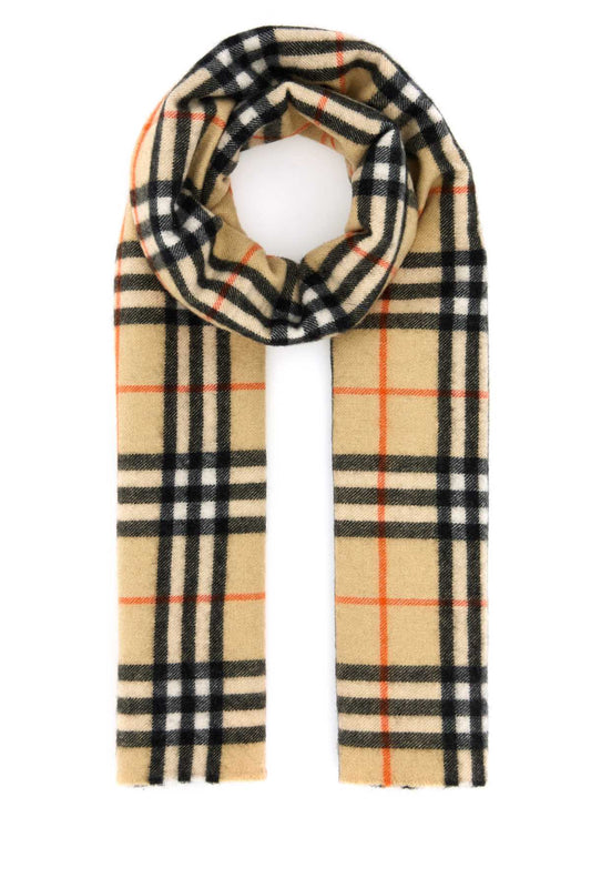 BURBERRY Embroidered Cashmere Scarf