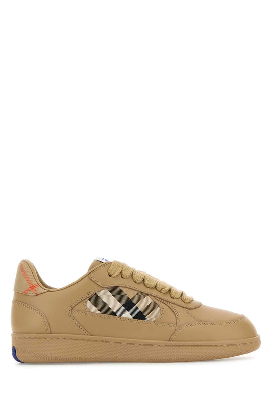 BURBERRY Leather Terrace Sneakers for Women - FW25 Collection