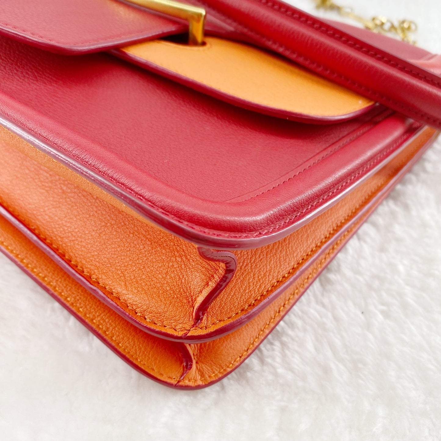 Alexander McQueen Red Chain Bag