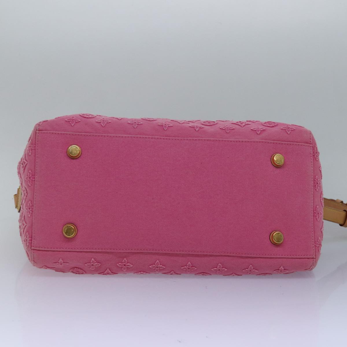 LOUIS VUITTON Monogram Stone Speedy Bandouliere 35 Bag Rose M40831 82931A