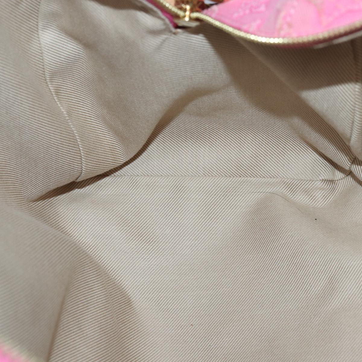 LOUIS VUITTON Monogram Stone Speedy Bandouliere 35 Bag Rose M40831 82931A