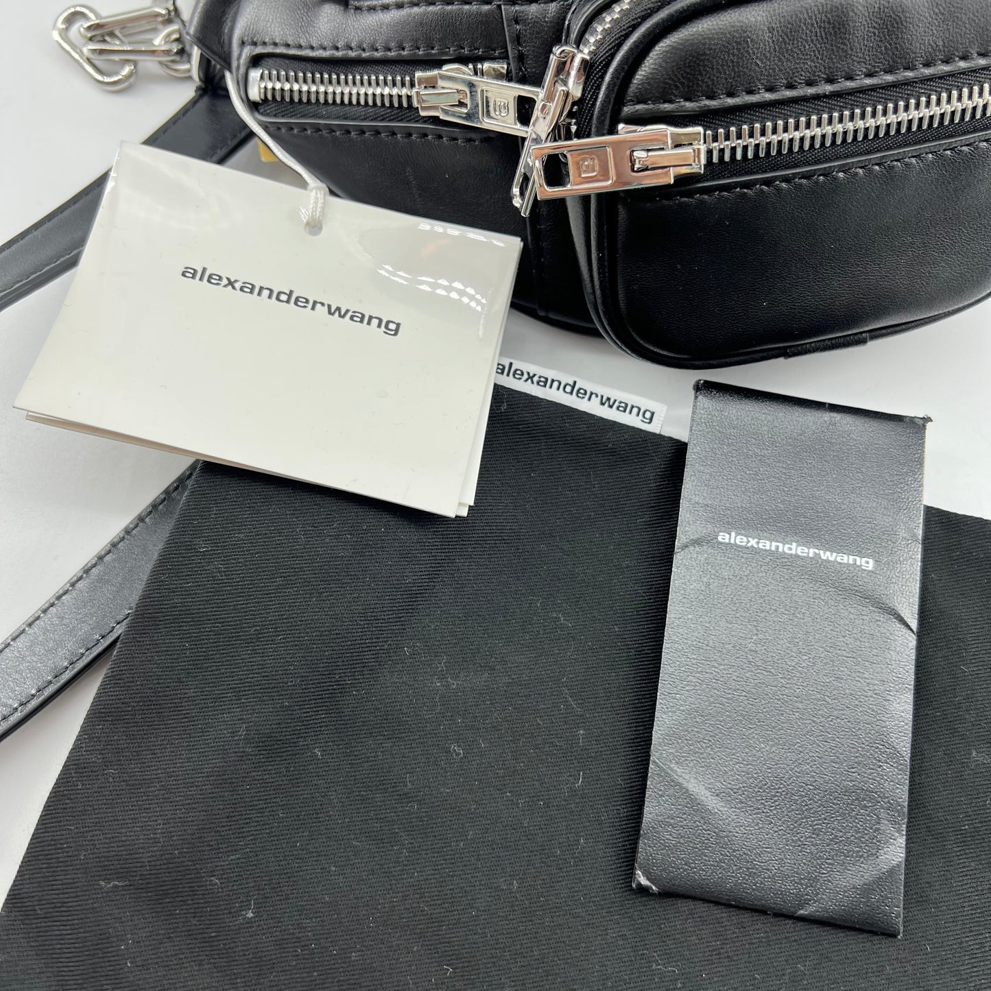 Alexander Wang black attica fanny pack